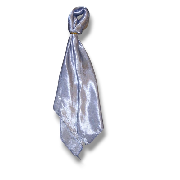 NWOT Periwinkle Satin Scarf - Picture 1 of 1